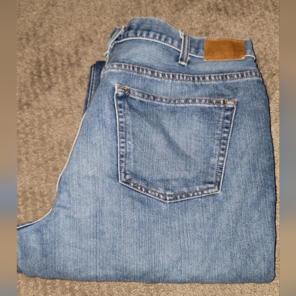 J. Crew Light Blue Straight Jeans 38x32